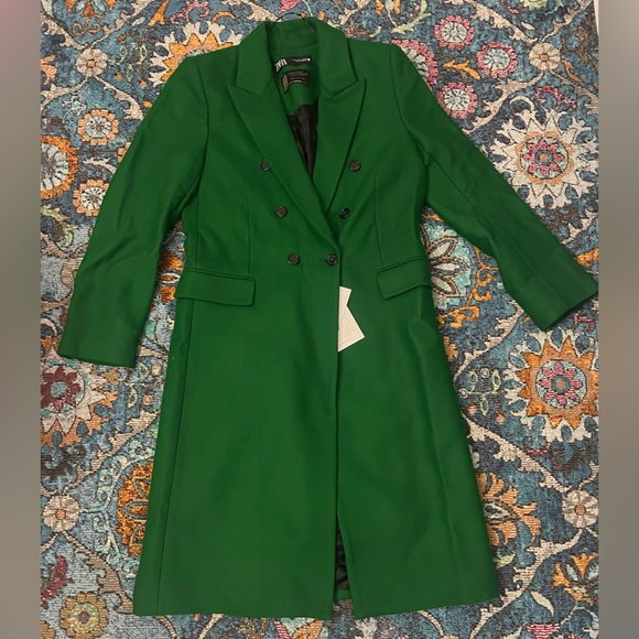 Zara wool blend menswear style blazer - Picture 9 of 9